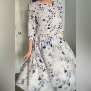 White Butterfly Dress